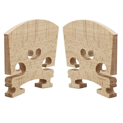 Soarun Extra Fine Grade Maple Violin Bridges - 2 Piece