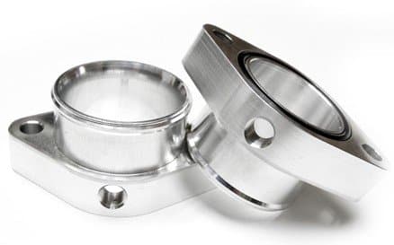 Himni Racing 2 Bolt Turbo Compressor 2.00" Outlet Adapter Flange W/ 1/8" NPT Port GT25R