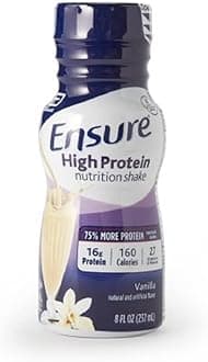 Ensure High Protein Nutrition Shake, Vanilla, 8oz, 24 count by Ensure