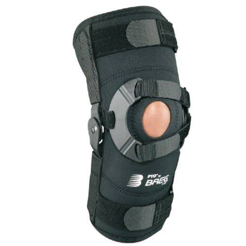 BREG '14313 Brace, Orthopedic, Medium 18-21" Thigh Circumference, Airmesh Left Knee Open Back High Performance Pto Latex-Free