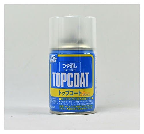 MR HOBBY TOP COAT SPRAY 86ml FLAT MATT CLEAR B503