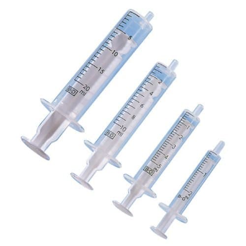 Syringe 2 Pieces Without Needle 5 ml/Pack of 10