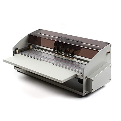 WINUS Paper Creasing Machine, 110V High Efficiency 18" 460mm Electric Scorer Perforator Paper Creasing Machine Scoring Creaser