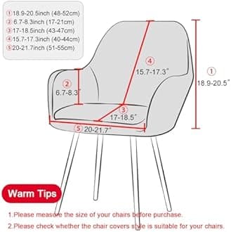 Highdi Soft Velvet Dining Chair Covers Solid Color Stretch Curved Back Chair Slipcovers with Armrest, Vanity Swivel Armchair Cover Removable Washable for Bedroom Party Hotel (Dark Green,6 PCS)