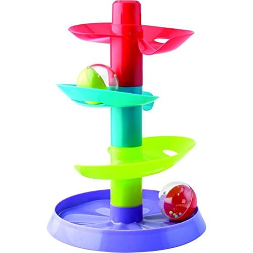 Dreambeans Baby Multicolour Spiral Fun and Rolling Ball Tower for Tiny Toddlers