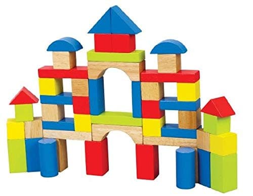 Hape Maple Wooden Block Set (50 Pieces)