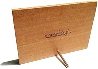 Incredible Gifts India Wooden Engraved Fathers Day Photo Frame (7x4, Beige), Tabletop