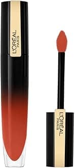 L'Oreal Paris Brilliant Signature High Shine Colour Dark Red Lip Ink 304 Be Unafraid