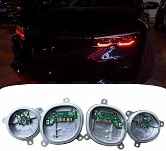 Yellow DRL Modules For 2019-2021 B-MW G20 G21 320i 330i 330e 330IX M340i M340iX S5A4A LED Headlight, Angel Eye DRL Turn signal Modules, 63118496133, 63118496137, 63118496138 (Red)