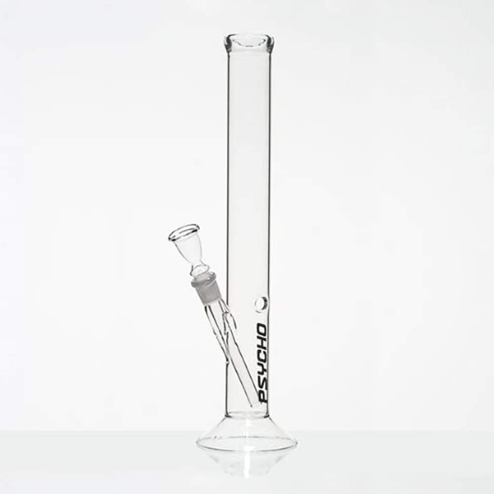 Psycho Glass Bong Height 32 cm Diameter 40 mm Diameter 14.5 Joint and Chillum Tobacco Smoking Pipe