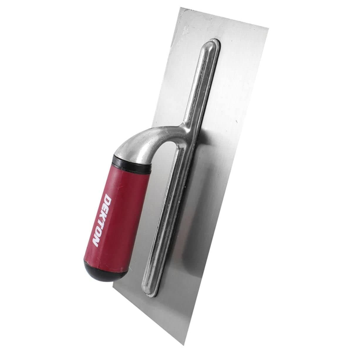 Plastering Float 11"- Hardened And Tempered Carbon Steel| Soft Grip Handle For Comfort| Ideal For Brick Laying, Plastering, Diy Jobs| Professional Grade Tool For Plastering, Rendering, Tiling