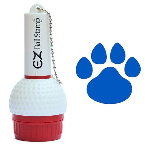 EZBallStamp Golf Ball Stamp - Blue Paw