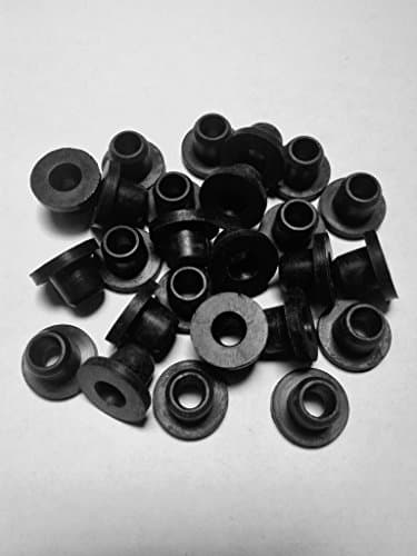 HIDGrowTM Top Hat Grommets 1/4" 6mm ID 100 Pack