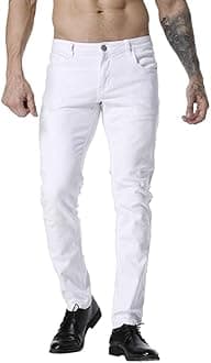 Men's Skinny Slim Fit Stretch Comfy Fashion Denim Jeans Pants