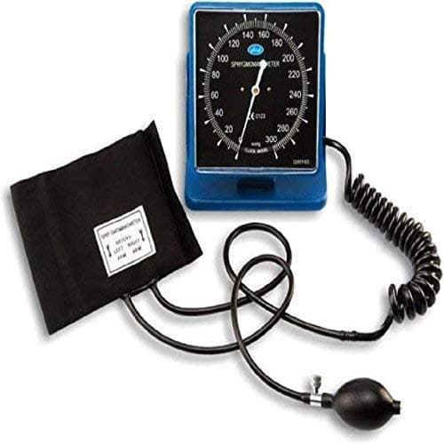 Vital Wall Type Sphygmomanometer (HS 60A) for Accurate Arm Bp Monitor Measurement -Blue