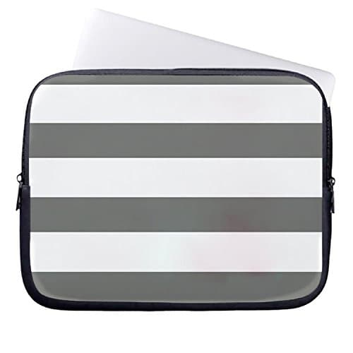 Bhdangfds Dark Grey And White Striped Chevron Pattern Patten Laptop Sleeve 13 Inch Macbook Air 13 Case Macbook Pro 13 Sleeve and 13.3 Inch Laptop Bag