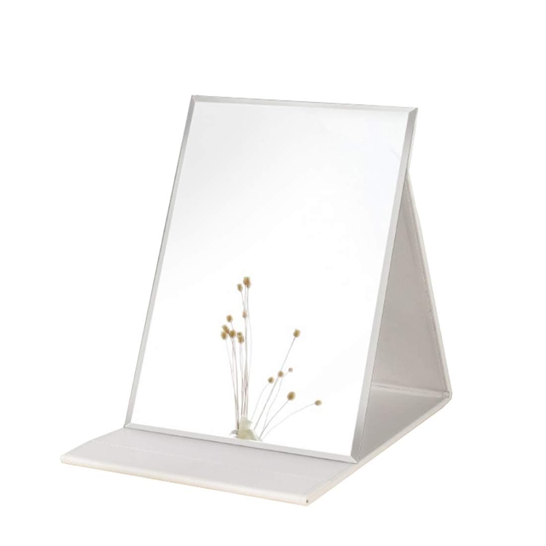Zcooooool Large Portable Super HD Mirror - Multi Stand Angle Hand Free/Handheld/Tabletop Foldable Mirror 6.9x4.9 Inch