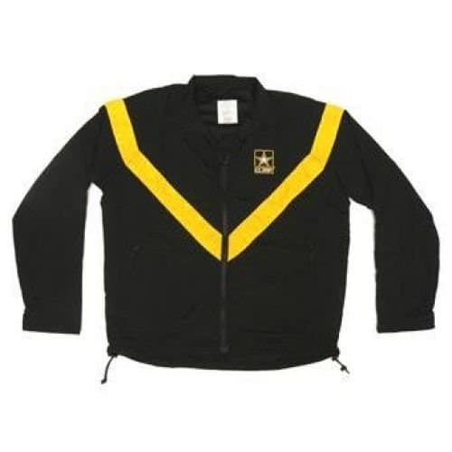 4 Star Military Surplus G.I. Issue Army PT Uniform Jacket APFU Black/Gold Small WAPFUJS Jacket/APFU WAPFUJL