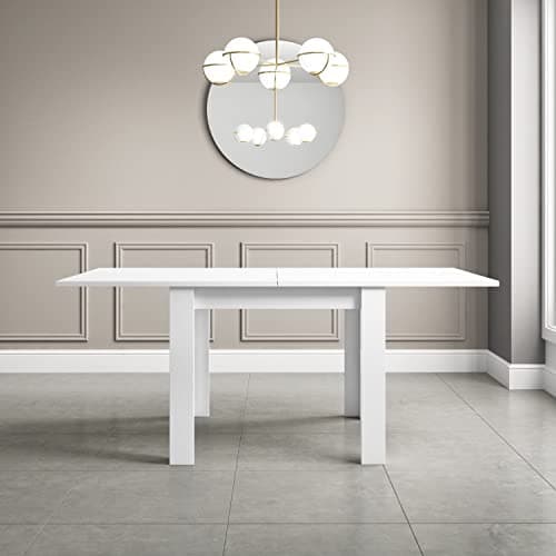 Vivienne Flip Top White High Gloss 4 Seater Dining Table