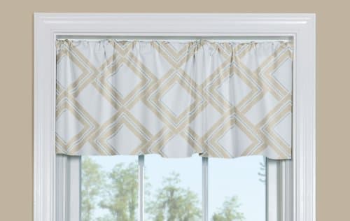 Esquire Dune Kitchen Valance - 50-Inch by 14-Inch