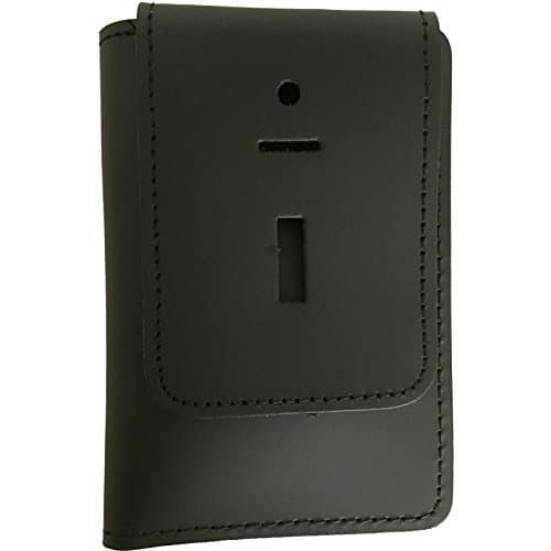Badge Holder Duty Leather Double ID Case Opens Book Style - Perfect Fit USA