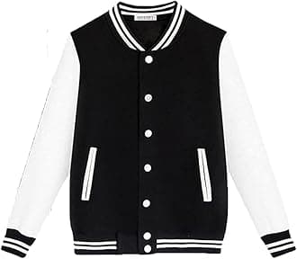 Solid unisex Varsity Jacket For men and Women/Baseball Jacket/University Jacket