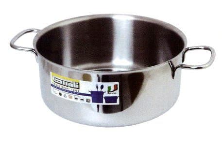 Gnali C228 Real Term Deep Sauce Pan 2 Handles 28 cm, Multi Color