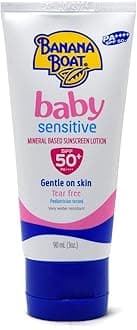 Sunscreen Lotion Combination Skin Uva & Uvb Protection Pa++++ Very Water And Sweat Resistant (Baby Sensitive Spf 50 pa+++, 90ml)