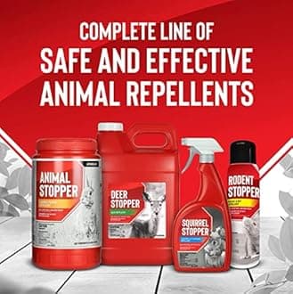 Rodent Stopper, Granular Animal Stopper Repellent, All Natural, Effective All Year Round, Safe for People and Pets, No Harsh Chemicals, Ready to Use, Rodent Repellent - 5 lb Shaker Jug