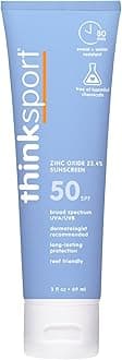 thinksport SPF 50 Plus Sunscreen, 3 Ounce (Packaging May Vary)