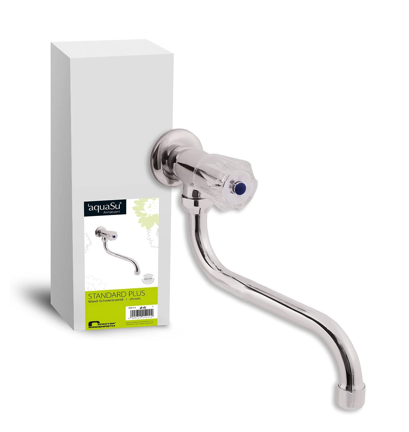 AquaSu76917 4 Standard Plus Wall Swivel Valve