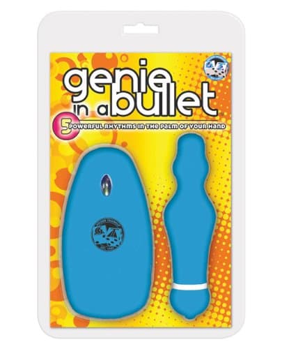 Waterproof Vibrating Genie in a Bullet - Teal