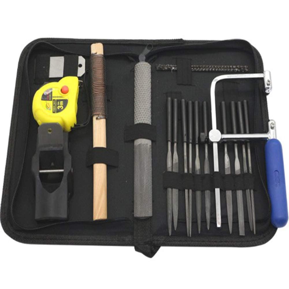 Rasp Needle File Kit Diamond Storage Spec Carbon Steel Half Round Triangle,Professional Watchband Adjustment Tool Set,Spring Bars Set - 1Pcs