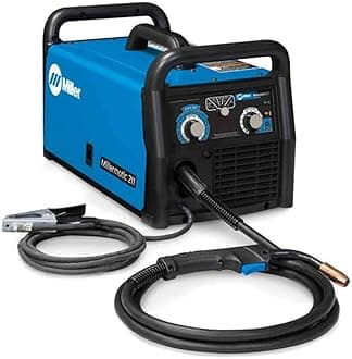 Miller 907614 Millermatic 211 MIG Welder - Portable Flux-Core & MIG Welding Machine with Multi-Voltage Plug for 120V or 240V - Inverter Technology Miller MIG Welders - MIG & Flux Core Welder Machine