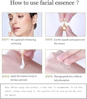 SENANA MARINA Active Skin Repair, Nourishing Anti Ageing Night Serum Capsules for Face - Vitamin E, Supports Facial Skin Brightening and Corrects Dark Spots - 30 Capsules