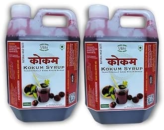 Vibhi Traditional Kokam Concentrate (2) / Sharbat 1000 Ml X2,Syrup