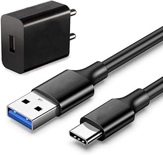 Charger for Moto G85 Charger Original Like Adapter Type c Charger Fast Adaptor with Type c Charging Cable (O-H2- Black)