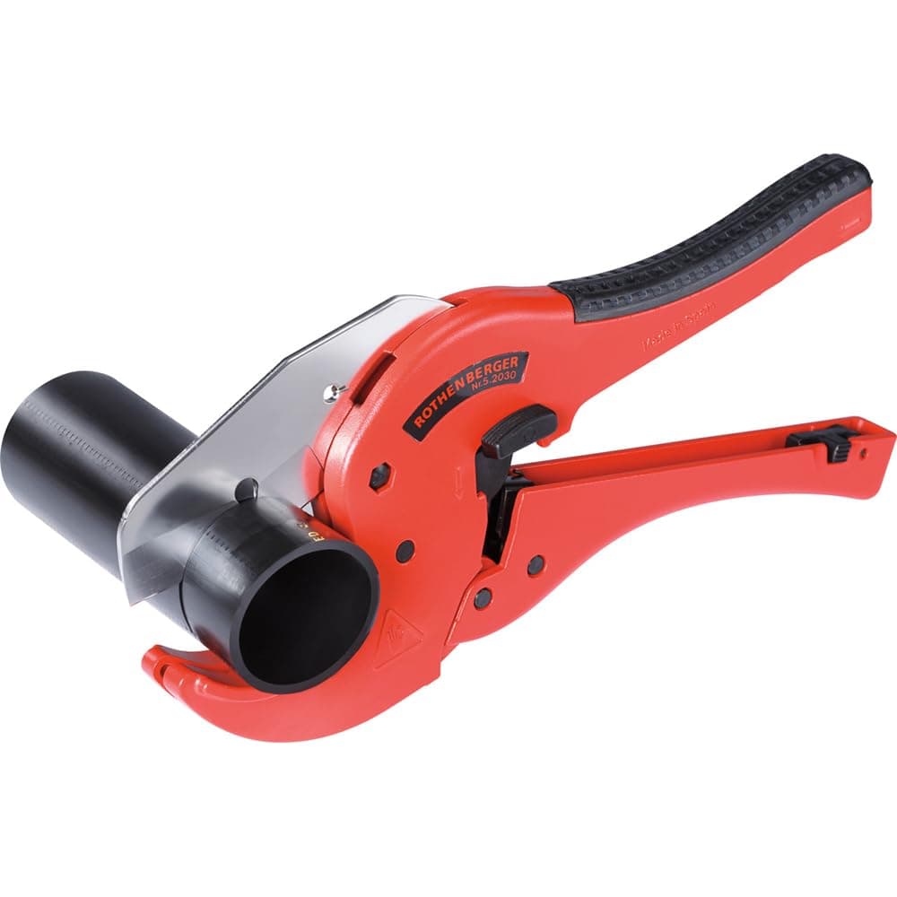 52030" ROCUT63 Plastic Pipe Shear, Red/Black, 0-63 mm