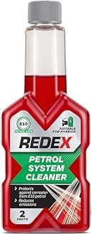 Redex Petrol System Cleaner 250ml, Petrol Injector Cleaner To Remove Harmful Deposits, Maximise Performance & Increase Fuel Economy Fuel Additives For Petrol Engines, Suitable For Hybrids