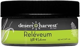 Desert Harvest Reléveum® Skin Repair Cream (8 oz) with Organic Aloe Vera, Calendula - Shingles, Hemorrhoids, Radiation Dermatitis, Burns, vulvodynia