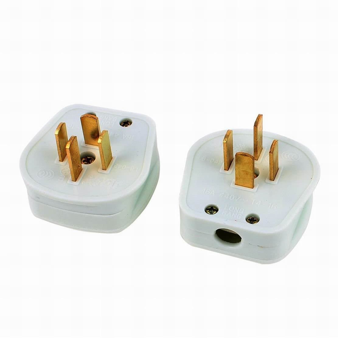 AC 440V 16A Industrial Plug 4 Flat Pin 3 Phase 4 Wire Power Adapter Plug