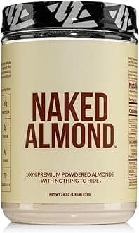 Almond Protein Powder from US Farms, Only 1 Ingredient, Vegan, Gluten-Free, No Additives, No Salt, No Sugar - 38 Servings - 1.5LB