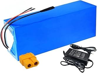 72V E-Bike Battery 20Ah 30Ah 40Ah 50Ah 60Ah Lithium Battery Pack with BMS and Charger Suitable for Electric Motorcycles Electric Scooters Replacing Lead-acid Batteries