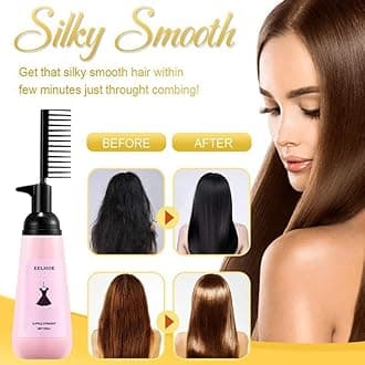 3-Second Treatment for Smooth, Nourishing Hair - (150ml) 2023 New Straightening Cream with Comb, Effective in Just 3 Seconds for Dry Hair