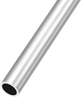 sourcing map 6063 Aluminum Tube (16mm OD x 13mm ID x 300mm L), Aluminum Round Tubing - for Home Furnishing, Machinery, DIY Handicraft