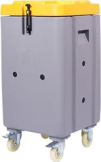 ICECON 60 Liter Dry Ice Storage Container Chest,54QT Dry Ice Box,23kg 2.1 cu ft.