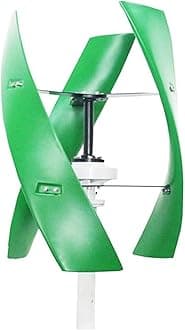 Wind Turbine Generator Kit, 10KW Vertical Wind Turbine nerator for Home 10000W 12V 24V 48V Low Noise Free Energry Windmill for Hybrid Solar Wind System(Green,48V_10KW)