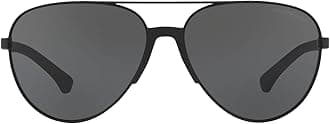 Emporio Armani EA2059 Sunglasses, Matte Black/Grey, 61 mm