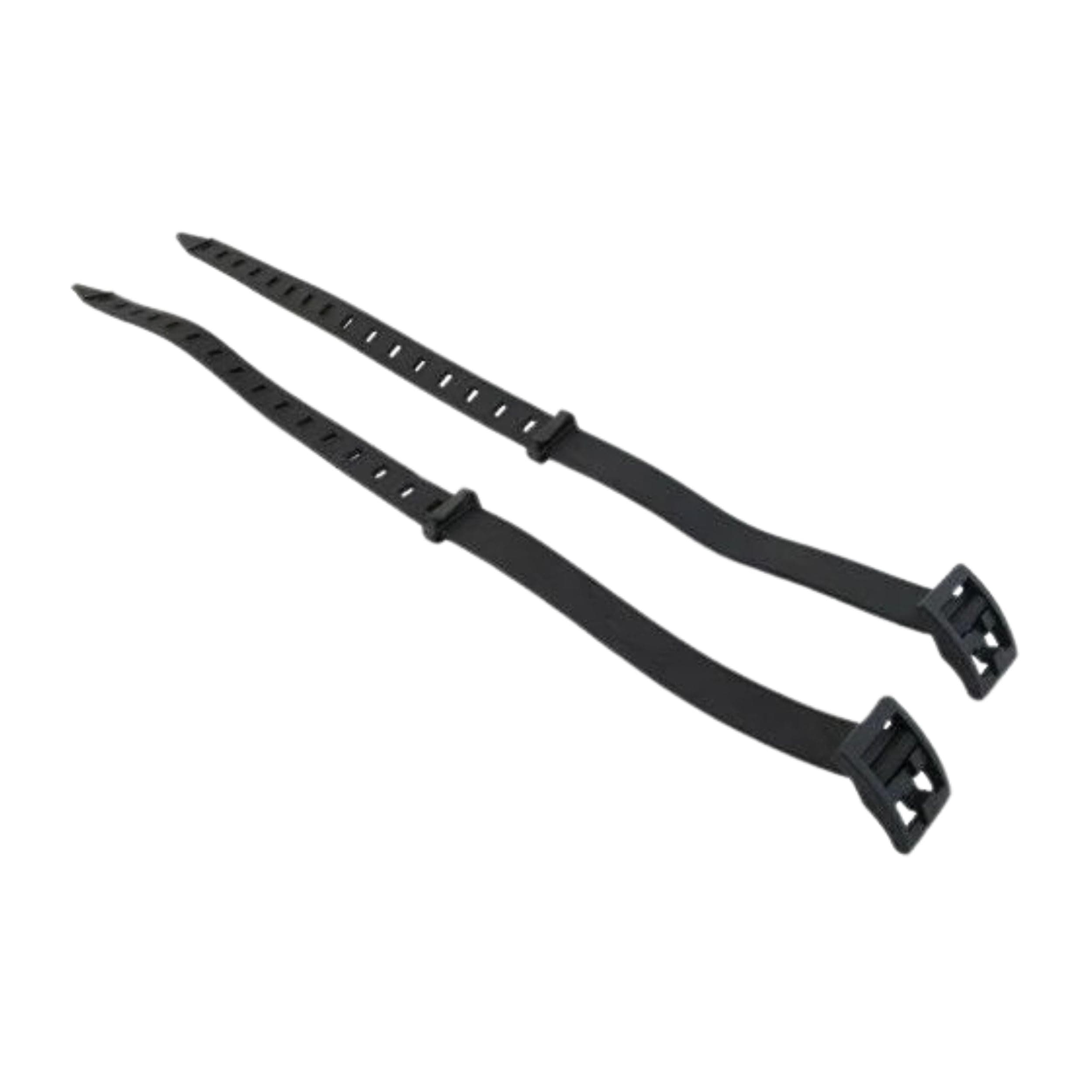 Scuba Choice Diving Rubber Knife Straps (Pair) Black 20" Long 3/4" Wide Buckle Type Adjustable Fits Most Knives for Secure Attachment and Quick Access, Durable