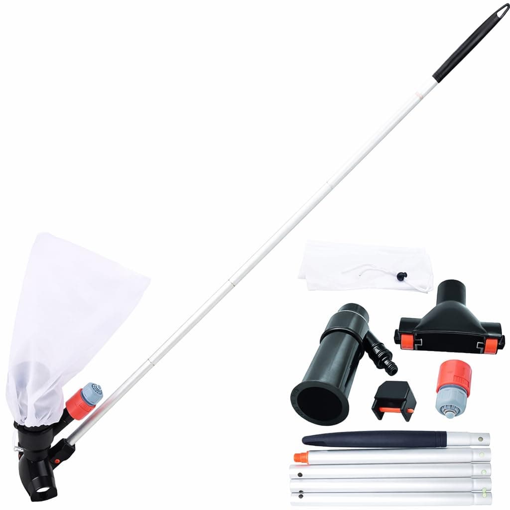 Swimming Pool Super Jet Vacuum With 5 Pole Sections Vac Section Hoover Clean Maintenance Cleaning Suction Spa